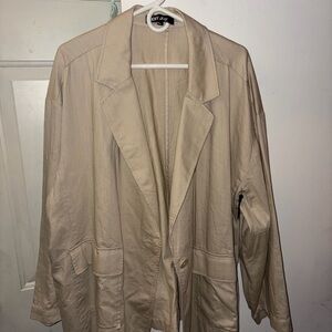 DKNY Women's Cream Blazer